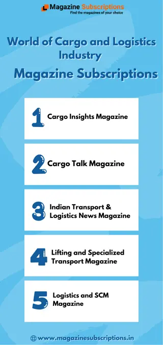 World of Cargo and Logistics Industry Magazines - Magazines Subscriptions