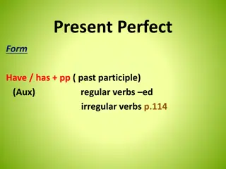 Mastering Present Perfect Tense: Usage and Examples