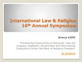 Religious Freedom in Albania: History, Progress, and Challenges