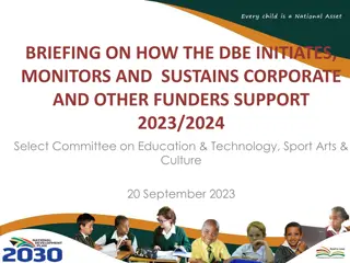Corporate and Funders Support in Education Initiatives: Briefing 2023/2024