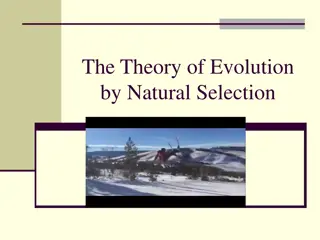 Evolutionary Theories - Lamarckism to Darwin's Voyage