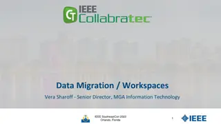 Exclusive Value of IEEE Collabratec for Members - Data Migration & Workspaces