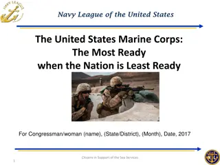 United States Marine Corps: Promoting National Security Through Strength