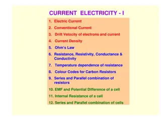 Understanding Electric Current and Resistance in Circuits