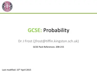 GCSE Probability: Understanding Probabilities and Combinatorics