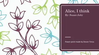 Unconventional Progress in 'Alice, I Think' by Susan Juby