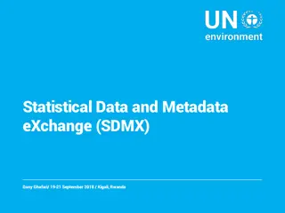 Implementing Statistical Data and Metadata Exchange (SDMX) Standards