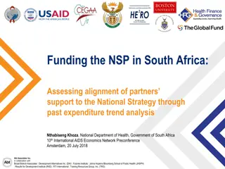 Aligning Funding Support with South Africa's National Strategy