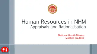 Enhancing Human Resources in National Health Mission: Appraisals and Rationalisation