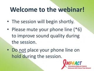 Webinar Reminder and Study Details
