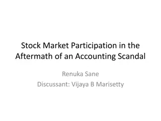 Stock Market Participation After Accounting Scandal Analysis