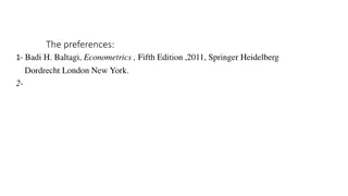 Assumptions and Properties of Explanatory Variables in Econometrics