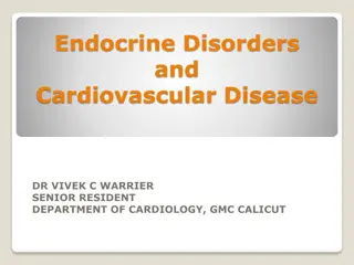 Endocrine Disorders and Cardiovascular Disease: Insights from Dr. Vivek C. Warrier at GMC Calicut