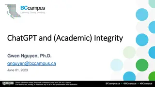 Academic Integrity and Ethical Instructional Practices with ChatGPT