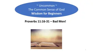 Understanding Proverbs: Unveiling God's Wisdom for All