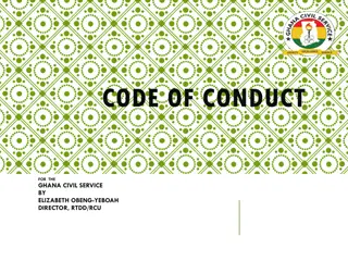 Principles of the Ghana Civil Service Code of Conduct
