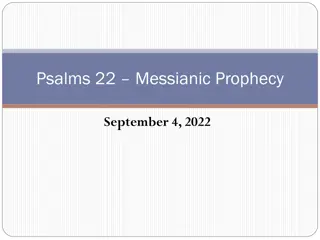 Understanding Psalms 22: Messianic Prophecy and Christ's Sufferings