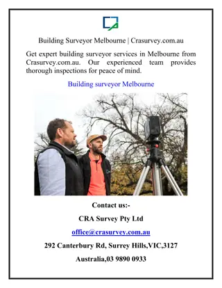 Building Surveyor Melbourne  Crasurvey.com.au