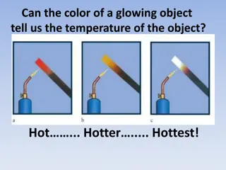 Understanding the Relationship Between Glowing Object Colors and Temperature