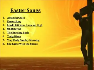 Easter Songs and Poems Collection