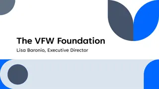 Supporting VFW Foundation Auxiliary: Lisa Baronio, Executive Director