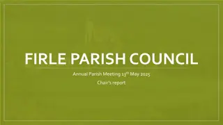 Annual Report of Firle Parish Council - Achievements and Financial Summary