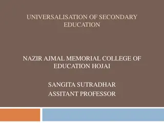 Importance of Secondary Education for Students' Future Success