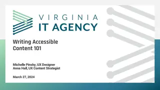 Creating Accessible Content: Guidelines, Categories, and Importance