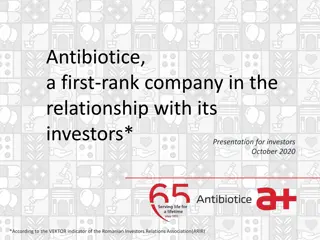 Antibiotice Company Profile and Investor Relations Overview
