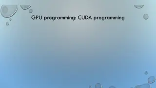 Understanding CUDA Programming for GPU Acceleration