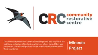 Community Restorative Centre Miranda Project: Supporting Women in the Criminal Justice System