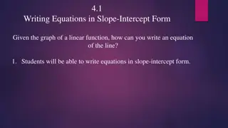 Writing Equations in Slope-Intercept Form: Learn with Graphs!