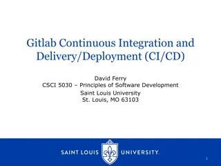 Gitlab CI/CD for Efficient Software Development