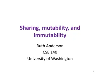 Understanding Variable Mutation and Object Immutability