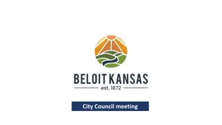 City Council Meeting Updates and Project Progress