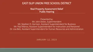 Real Property Assessment Relief in East Islip Union Free School District