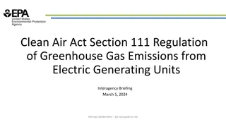 Regulation of Greenhouse Gas Emissions: Key Changes and Benefits