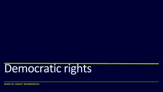 Understanding Democratic Rights and Types of Democracy