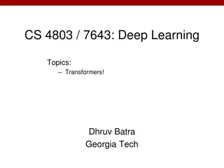 Deep Learning Exploration with Transformers and Guest Lectures
