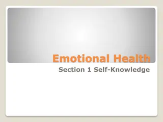 Understanding Emotional Health and Self-Confidence