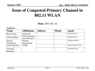 Overcoming Congested Primary Channels in IEEE 802.11 WLAN