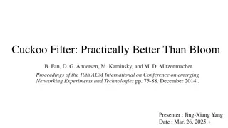 Cuckoo Filter: A Superior Alternative to Bloom Filters