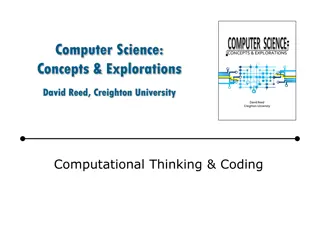 Exploring Computational Thinking in Computer Science Concepts
