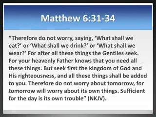 Prioritizing the Kingdom of God: Dangers of Not Putting God First