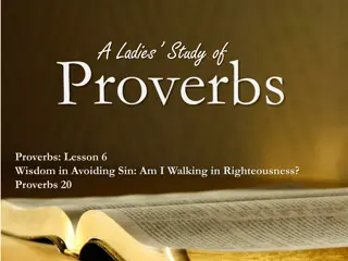 Wisdom in Avoiding Sin: A Wise Woman's Guide
