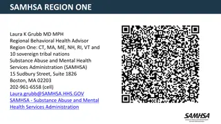 Regional Behavioral Health Advisor - SAMHSA Region One Services