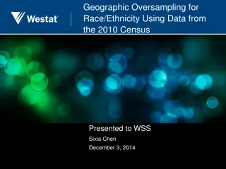 Geographic Oversampling for Race/Ethnicity Study Using Census Data