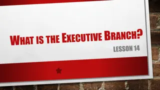 Understanding the U.S. Executive Branch Formation and Presidential Selection
