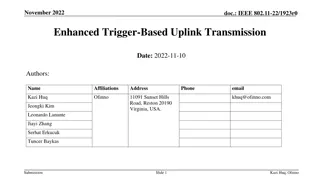Enhanced Trigger-Based Uplink Transmission for Ultra High Reliability