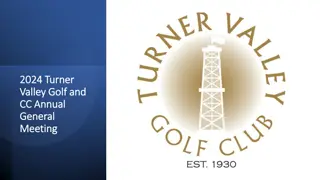Turner Valley Golf Club Annual General Meeting 2025 Agenda